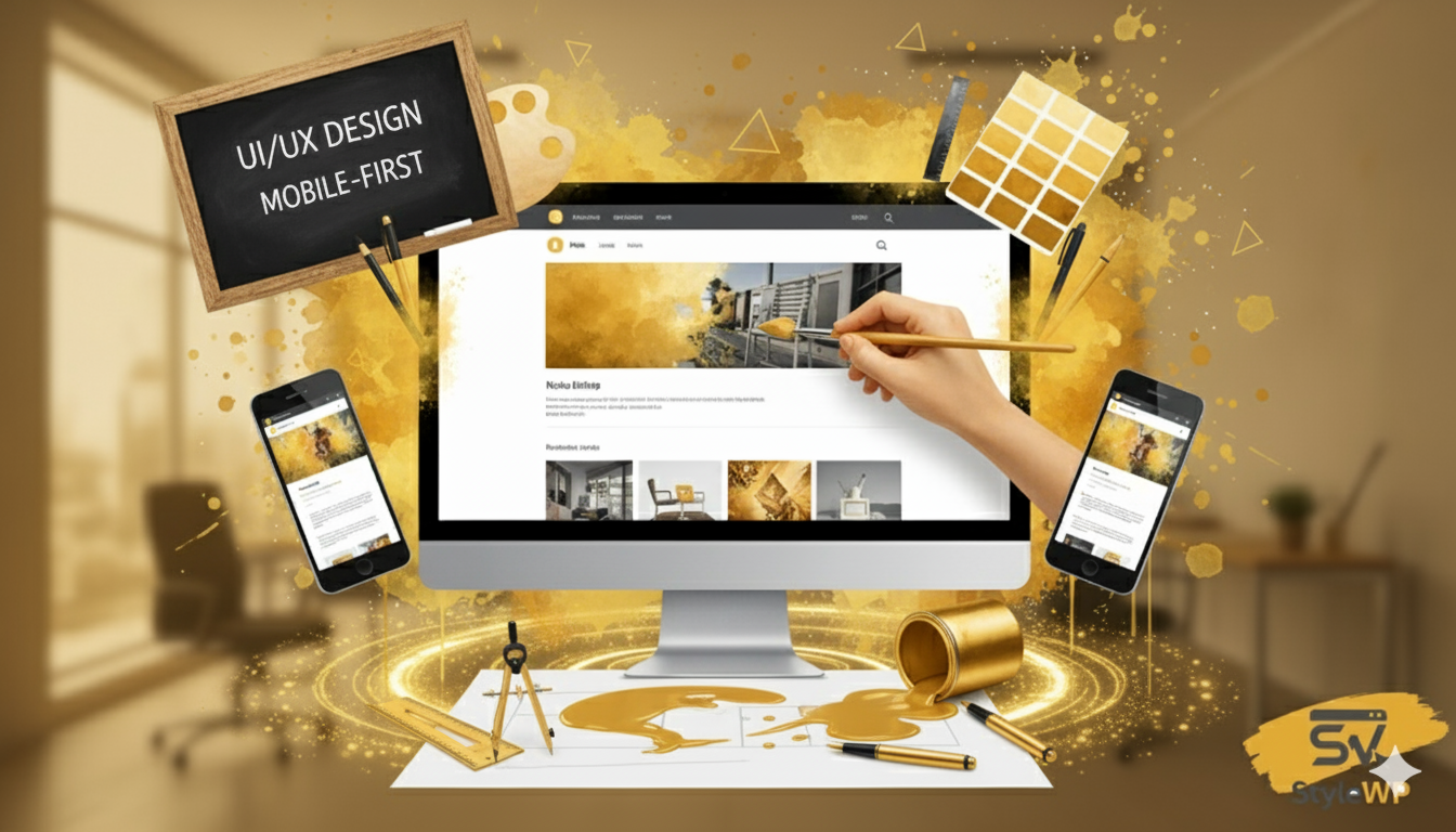 گام‌های طراحی، محتوا و تجربه کاربری (UX/UI)