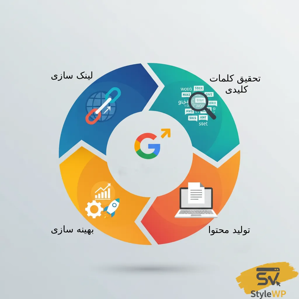 نمودار روند سئو