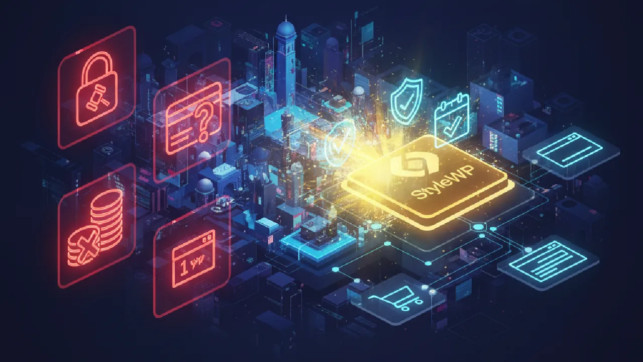 حل موانع کسب‌وکار آنلاین: استایل وردپرس شریک قانونی و مالی شما