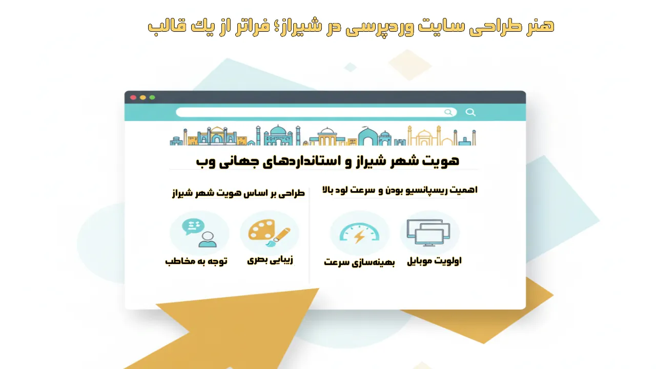 طراحی سایت وردپرسی بر اساس هویت شهر شیراز