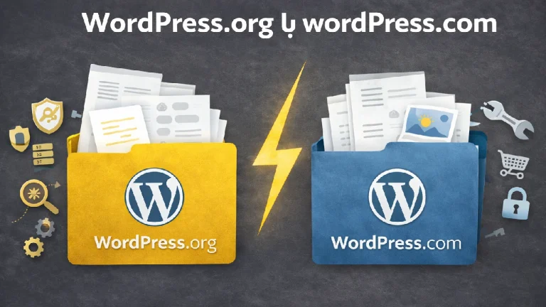 تفاوت wordpress.org با wordpress.com